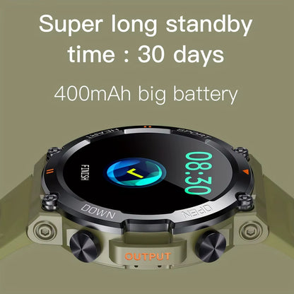  Smart Watch for Men Heart Rate Blood Bluetooth Sport 400Mah Long Standby 1.39 Inch 360*360 HD Screen Outdoors Smartwatch  K56Pro