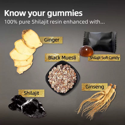 Ashwagandha Himalayan Shilajit Gummie Drunken Eggplant Hilarius ( South Africa  )