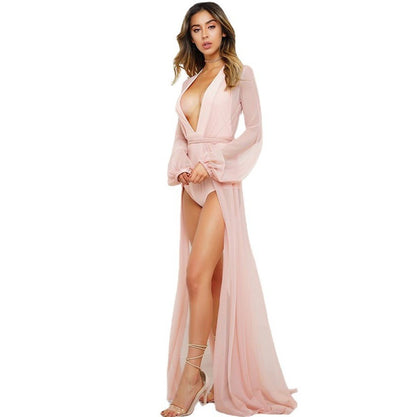 Chiffon Sun Protection Cover-Up Dress For Women's