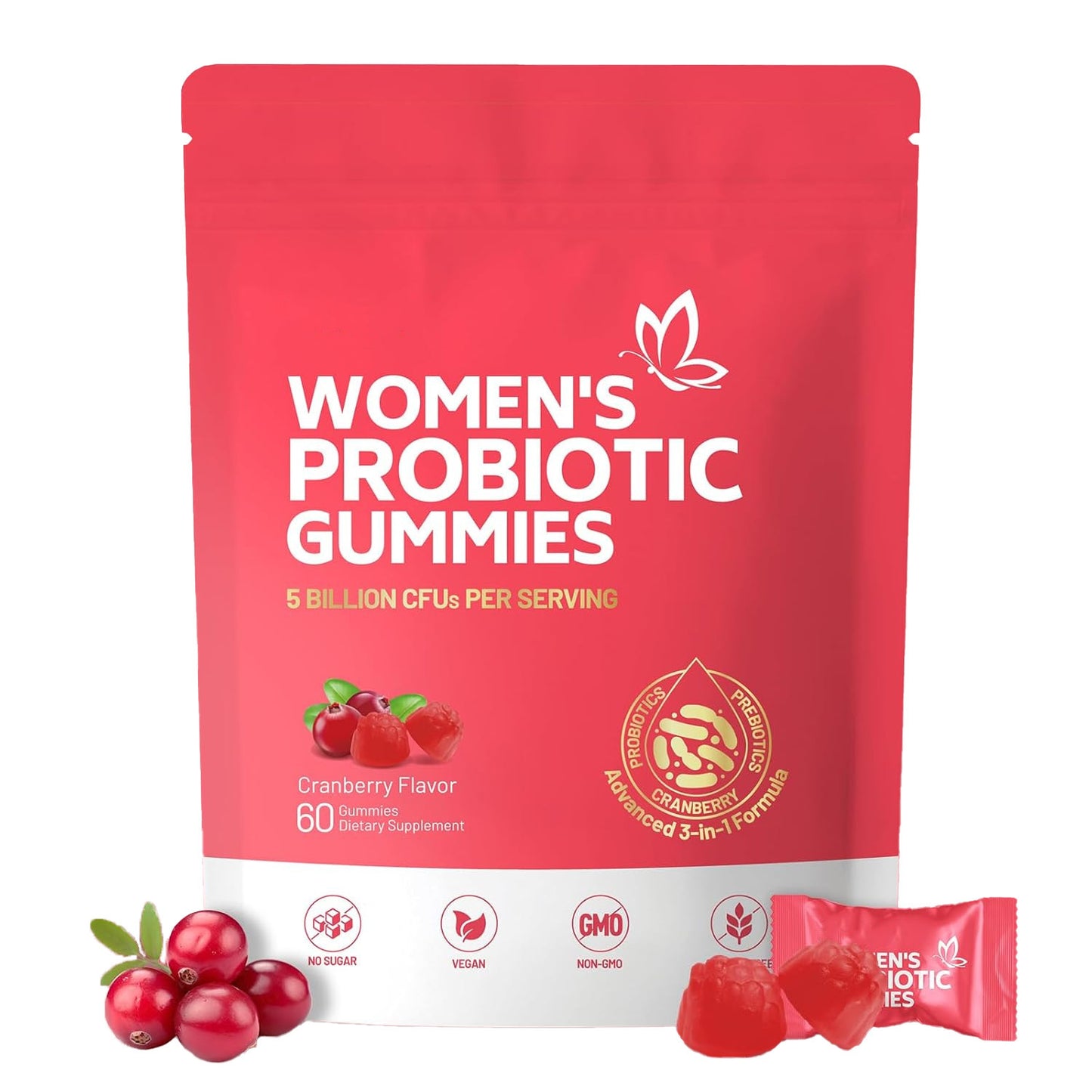 Cranberry Probiotic Gummies