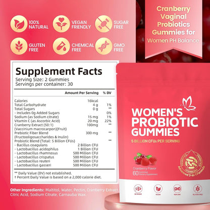 Cranberry Probiotic Gummies