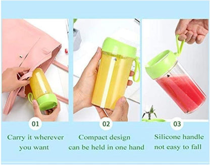 Portable Blender, to Go Blender Juice Cup Smoothies Blender on the Go with Updated 6 Blades Christmas Gifts Cups Portable Blender Usb Rechargeable Mixer (White)